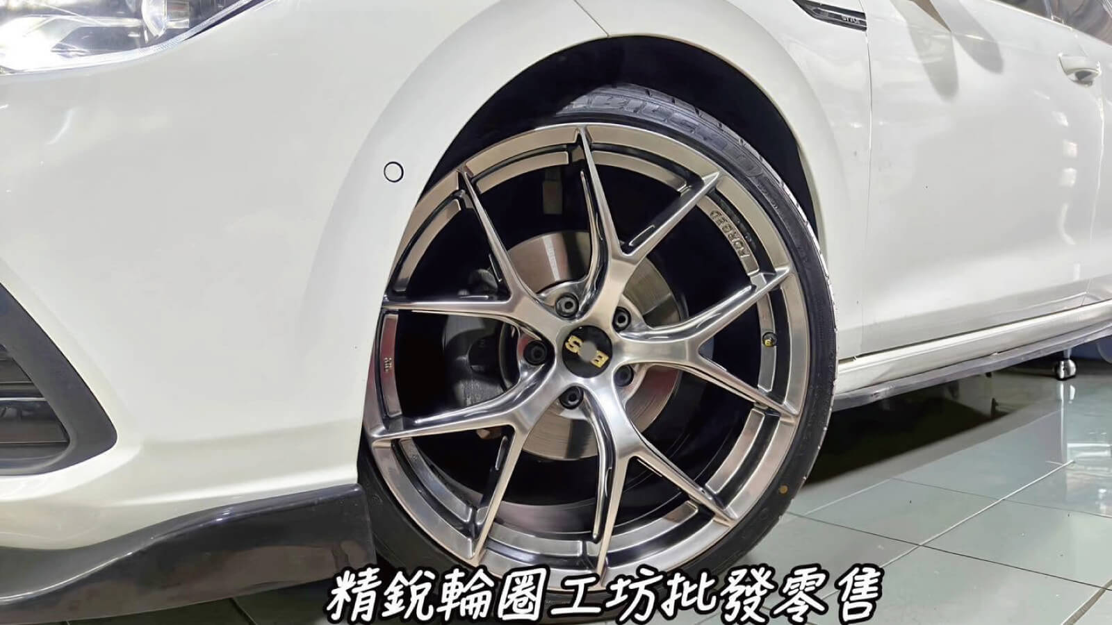 #福斯 #GOLF 升級 全新 #類BBS #類FIR #旋壓輕量化鋁圈19吋一組圖片